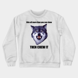 Courage Wolf Crewneck Sweatshirt